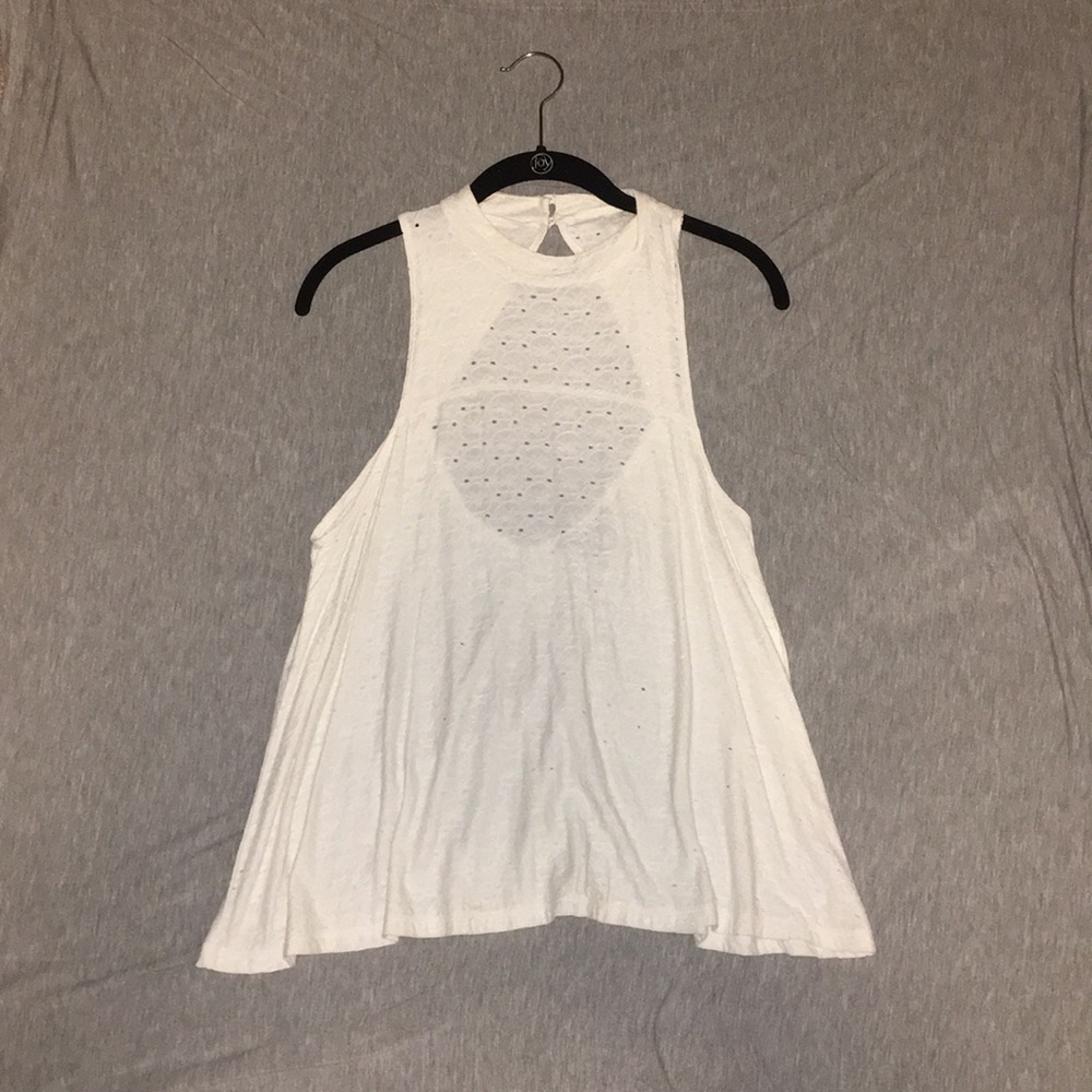 Open back flowy tank top